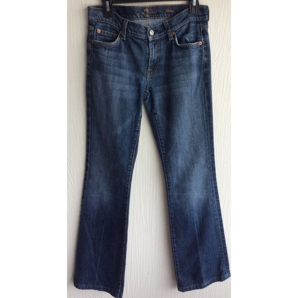 7 For All Mankind, Flare Women’s Jeans, Size 29, Dark Wash Jeans, Excellent Cond